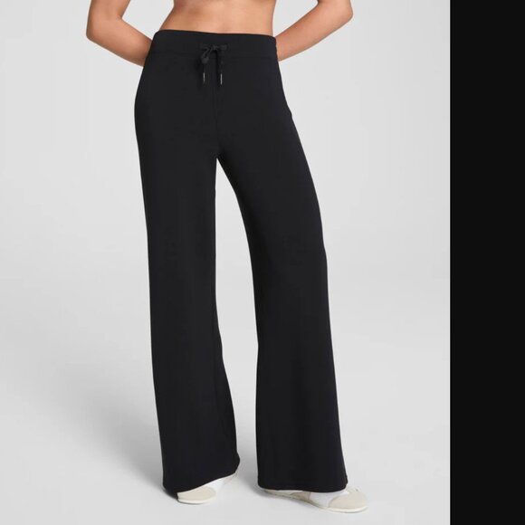 NWT SPANX AirEssentials® Wide Leg Pant Women's XL Black - Picture 1 of 8